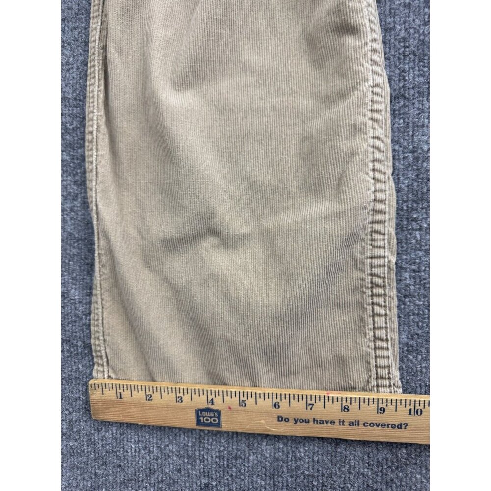 BKE67 Cargo Pants Men's 32 (W31 x L31) Brown Corduroy Raton Straight Leg Relaxed - Picture 5 of 8